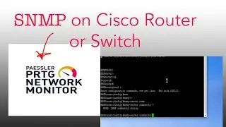 HOW TO SETUP / CONFIGURE SNMP in Cisco Router / Switch AND PRTG | NETWORK MONITORING