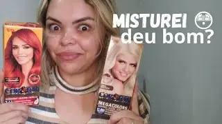 Misturei a tintura 7.44 com 12.89 e olha no que deu 😳