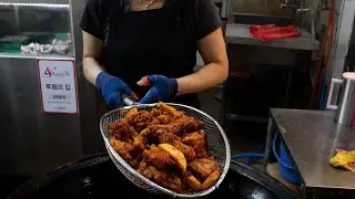 Chicken expert with unique deep-frying skill / Korean Street Food
