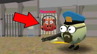 ЗЛОЙ ПОЛИЦЕЙСКИЙ ПОСАДИЛ ПИГГИ В ТЮРЬМУ В ЧИКЕН ГАН(CHICKEN GUN) СВИНСКИЕ ПРОДЕЛКИ ЧАСТЬ #2