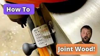 How To Joint Wood! [squaring up lumber with a jointer]
