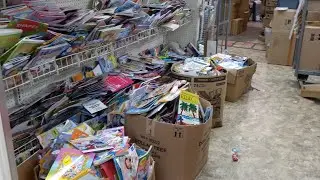 Dollar Tree Card Area Tour #89: SUPER MESSY DOLLAR TREE! TRADING CARDS?