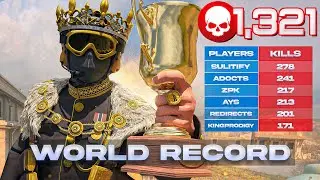 1,321 KILLS 🏆WORLD'S MOST KILLS (Modern Warfare 3)