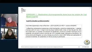 PNF Fleuriste - Épreuve d'examen E1