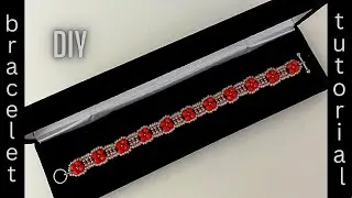 DIY Gift. Bracelet tutorial.  Beaded bracelet pattern. Beginner beading