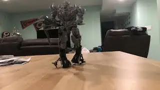 Transformers stop motion- Megatron  test footage
