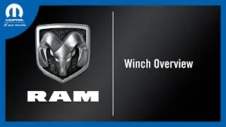 Winch Overview - Power Wagon® | How To | 2024 Ram 2500-3500