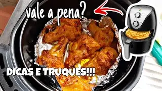 COMO FAZER A MELHOR COXA DE FRANGO NA AIRFRYER - suculenta e bem dourada/ Tirando dúvidas sobre ela