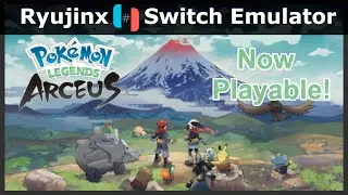How to Make Pokemon Legends: Arceus Playable on Ryujinx Switch Emulator! (Updated in comments)