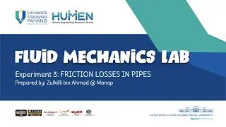 Experiment 3 - Friction losses in pipes