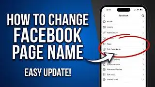 How to Change Facebook Page Name (2026 Official New Interface)