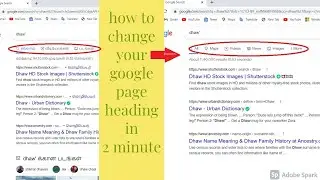 how to change your heading language of google to English