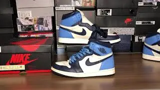 Air Jordan 1 Obsidian Real Vs Fake Black light test with updated pairs