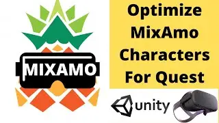 Optimize Mixamo.com Characters For Oculus Quest using Blender for beginners!