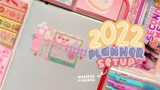 2022 PLANNER PLAN WITH ME: setup + decorate with me 🌷