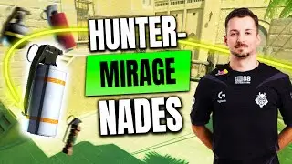 huNter- Nades — Mirage vs Spirit — CS2 POV BLAST PREMIER WORLD FINAL 2024