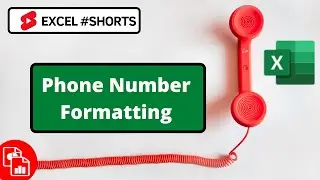 Automatically Format Phone Numbers - Excel 