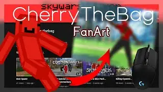 Making A Fan-Art For CherryTheBag || Mouse Hand Cam