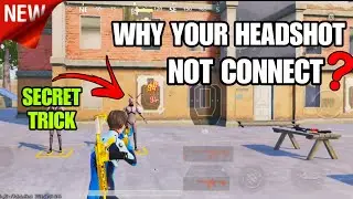 "Secret Trick To Connect Only Headshot In Bgmi "