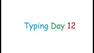 Typing Day 12-2020-11-17