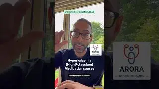 💊 Hyperkalaemia (High Potassium) Medication causes in 50 seconds… #ukmla #mrcgp #plab