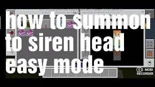 How to siren head summon mode let view easy 😅😅😂😝