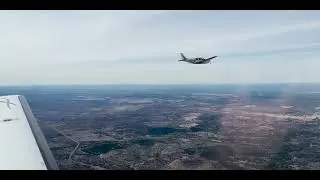 Formation flights with two Pipers in Texas