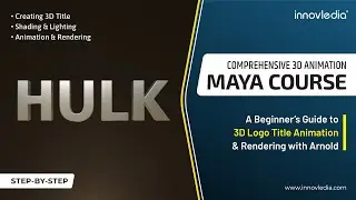Maya Course | 3D Logo Title Animation in Maya | Complete Step-by-Step Guide