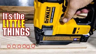 DETAILS DETAILS! DeWalt 20V DCN623 23GA Pin Nailer Review