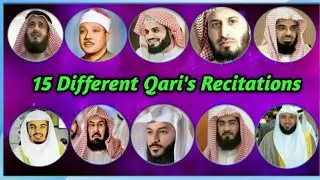 15 Different Qari Quran Recitation 🔥 | Which One Is You Are Favorite Qari ? #quranpak #اكسبلور
