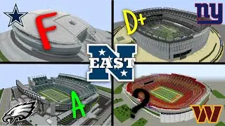 Ranking NFCE NFL Stadiums In MINECRAFT!
