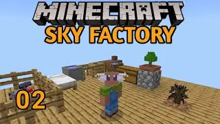Minecraft SKY FACTORY #2 PRIMEIROS MINÉRIOS