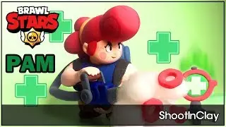 [brawlstars] How to make brawlstars pam in an attacking motion with soft clay (clay tutorial)