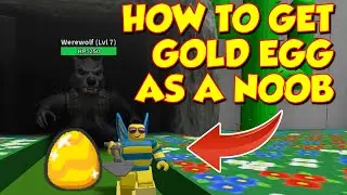 HOW TO GET FREE GOLD EGG AS NOOB FROM WEREWOLF CAVE | BEE SWARM SIMULATOR