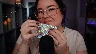 ASMR Long nails ✨ face scratching, tapping,nail flickering & mic scratching 💤
