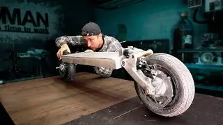 ПОЛНОПРИВОДНЫЙ электросамокат из ГИРОСКУТЕРА!!!