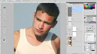 Photoshop CS4 Man's Retouch 2 - Dodge & Burn skin on Layers