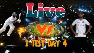 West Indies vs South Africa 1st Test LIVE Day 4 SCORES