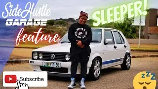 VR6 Engine Swap in a VW MK1  : SideHustleGarage Feature No. 7  Raul Damons 