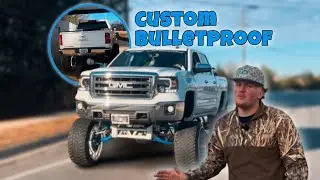 Massive 20” Lifted GMC Sierra on Custom Bulletproof Lift Kit | Daylon Lathem