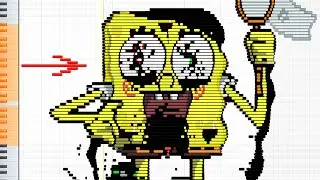 Corrupted Spongebob 2 on the piano (Friday Night Funkin mod)