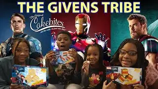 The Givens Tribe Try Marvel CakeBites! Part 2