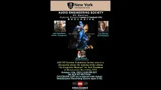 AES NY Section EventSpotlight on musicians recording an album live in the same studio.