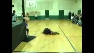 Indy wrestler KC Jones botches moonsault