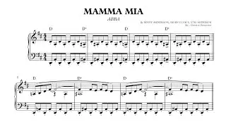 ABBA - Mamma Mia - Piano