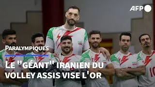 Paralympiques: le champion iranien "géant" de volley-ball assis prêt à affronter la Bosnie | AFP