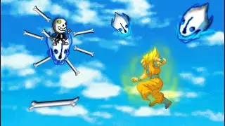 Sans Vs Goku (Undertale Vs Dragon Ball Z) (Flash Animation)
