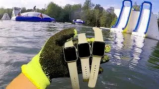 Found 3 Apple Watches Scuba Diving at Busy Waterpark!!!