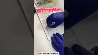 Blood Smear in slow-mo 🔥🔥 