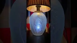 Just thrifted this Kosta art deco lamp